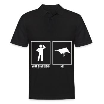Ton ami - Moi - Sky Gliding Hanging - Polo Homme - noir - Devant - Kai (181cm)