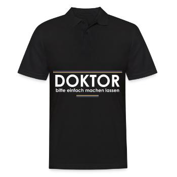 Promotion - Männer Poloshirt - Schwarz - Vorne - Kai (181cm)