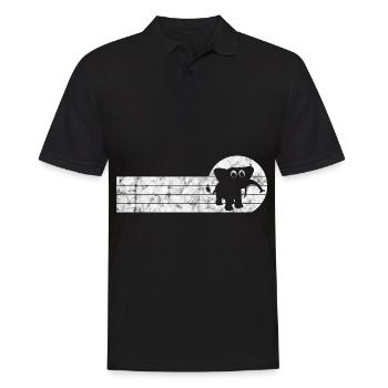 Eléphant éléphant pour enfants - Polo Homme - noir - Devant - Kai (181cm)