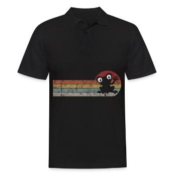 Frog Frogs Gift for Kids Funny Funny - Men's Polo Shirt - black - Front - Kai (181cm)