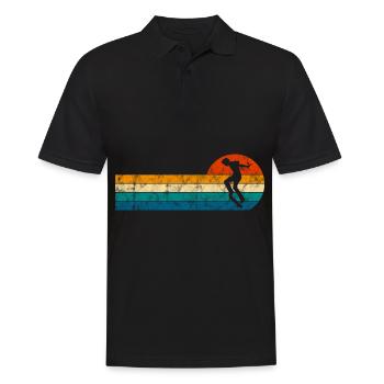 Skateur Skateboard Skateur Skater Skate - Polo Homme - noir - Devant - Kai (181cm)