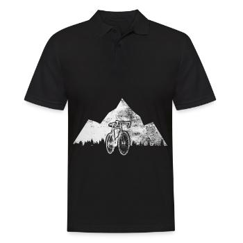 Montagne - Cyclisme - (2) - Polo Homme - noir - Devant - Kai (181cm)