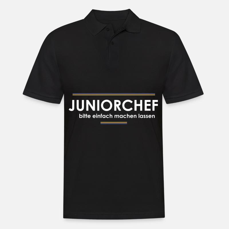 Juniorchef - Männer Poloshirt - Schwarz