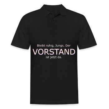 Vorstand CEO Chef - Männer Poloshirt - Schwarz - Vorne - Kai (181cm)