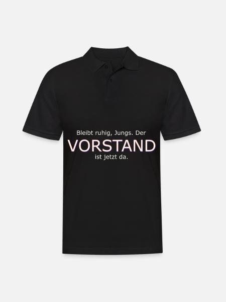 Vorstand CEO Chef - Männer Poloshirt - Schwarz