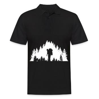 Arbres - Randonnée - (4) - Polo Homme - noir - Devant - Kai (181cm)