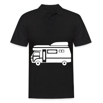 Caravan- - Men's Polo Shirt - black - Front - Kai (181cm)