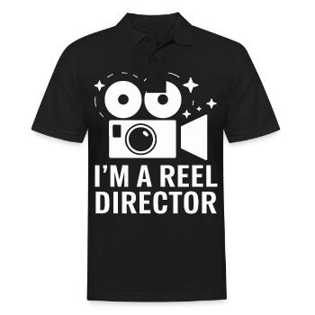 Filmmaker Film Director Cinematographer Film - Men's Polo Shirt - black - Front - Kai (181cm)