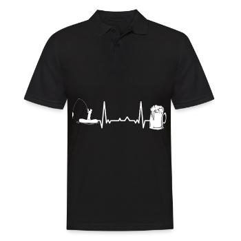 Pêche pêche - Polo Homme - noir - Devant - Kai (181cm)