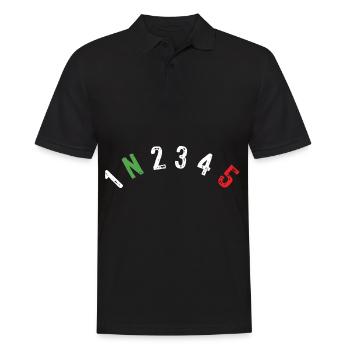 Moto - Pour les motards - Polo Homme - noir - Devant - Kai (181cm)