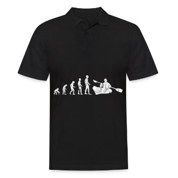 Rudern Kanu Paddeln Kayak Kajak Boot Paddel - Männer Poloshirt - Schwarz - Vorne - Kai (181cm)