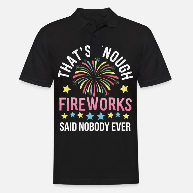 Pyrotechnics Fireworks Pyrotechnics - Men's Polo Shirt - black