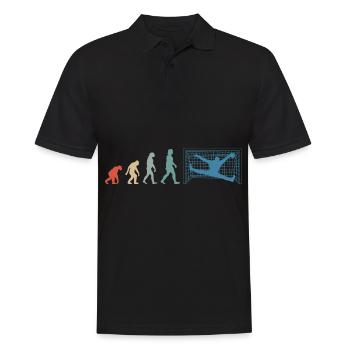 Gardien de handball Gardien gardien de but Evolution Rétro - Polo Homme - noir - Devant - Kai (181cm)