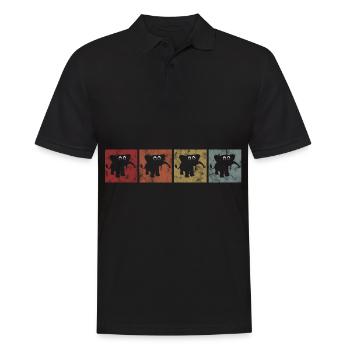 Eléphant éléphant pour enfants - Polo Homme - noir - Devant - Kai (181cm)