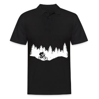 Arbres - Cyclisme - (9) - Polo Homme - noir - Devant - Kai (181cm)