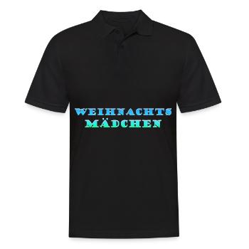 Frohes Fest an Weihnachten - Männer Poloshirt - Schwarz - Vorne - Kai (181cm)
