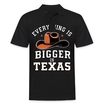 Texas State Texans Texas - Men's Polo Shirt - black - Front - Kai (181cm)