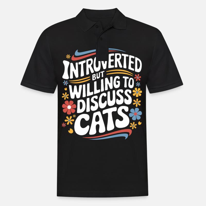 Introvertierter asozialer introvertierter - Männer Poloshirt - Schwarz