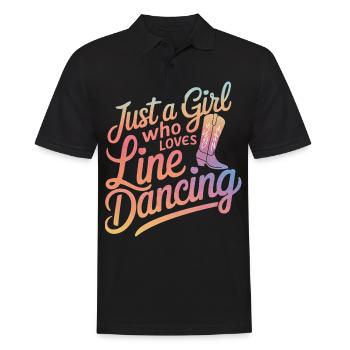 Danse en ligne Danseurs - Polo Homme - noir - Devant - Kai (181cm)