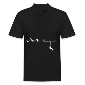 Heartbeat - Montagne - Ski - (3) - Polo Homme - noir - Devant - Kai (181cm)