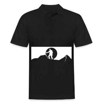 Montagne - Randonnée - (6) - Polo Homme - noir - Devant - Kai (181cm)