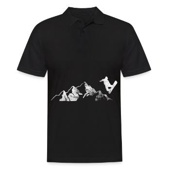 Montagne - Snowboard - (10) - Polo Homme - noir - Devant - Kai (181cm)