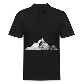 Montagne - Cyclisme - (13) - Polo Homme - noir - Devant - Kai (181cm)