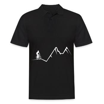 Montagne - Cyclisme - (16) - Polo Homme - noir - Devant - Kai (181cm)