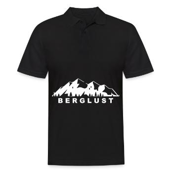 Berglust - (10) - Männer Poloshirt - Schwarz - Vorne - Kai (181cm)