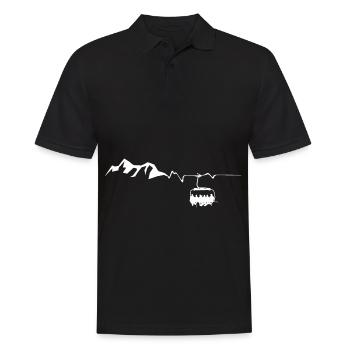 Heartbeat - Montagne - Ski - (4) - Polo Homme - noir - Devant - Kai (181cm)