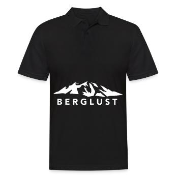 Berglust - (8) - Männer Poloshirt - Schwarz - Vorne - Kai (181cm)