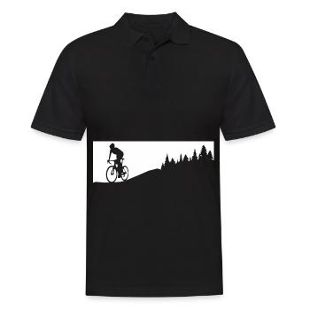 Arbres - Cyclisme - (5) - Polo Homme - noir - Devant - Kai (181cm)