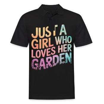 Gardener Garden Plants Gardening - Men's Polo Shirt - black - Front - Kai (181cm)