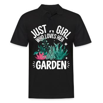 Gardener Garden Plants Gardening - Men's Polo Shirt - black - Front - Kai (181cm)