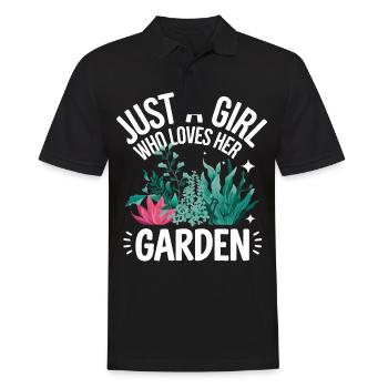Gardener Garden Plants Gardening - Men's Polo Shirt - black - Front - Kai (181cm)