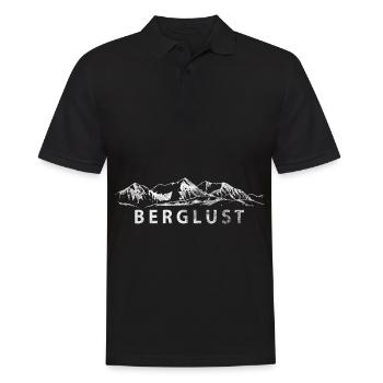 Berglust - (3) - Männer Poloshirt - Schwarz - Vorne - Kai (181cm)
