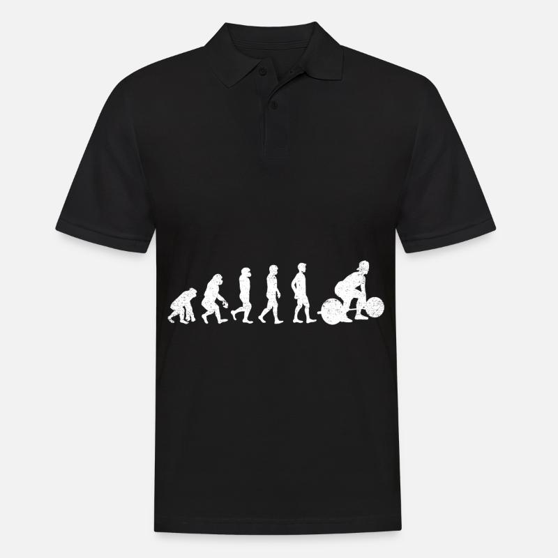 Deadlifting Evolution Gym - Polo Homme - noir