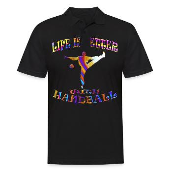 Handball - Polo Homme - noir - Devant - Kai (181cm)