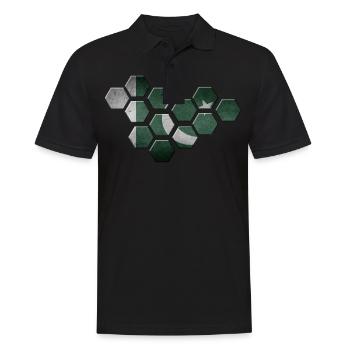 Pakistan - Männer Poloshirt - Schwarz - Vorne - Kai (181cm)