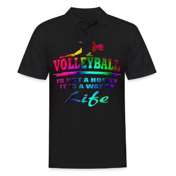 Volley-ball - Polo Homme - noir - Devant - Kai (181cm)