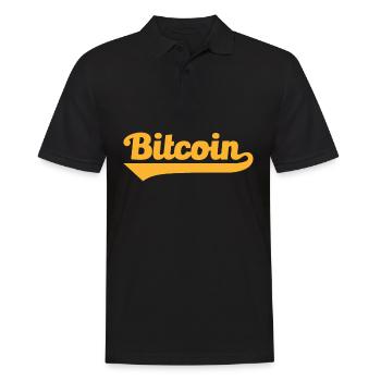 Bitcoin - Polo Homme - noir - Devant - Kai (181cm)