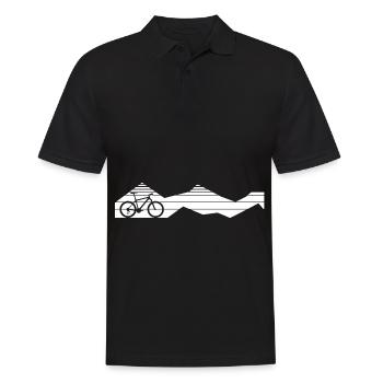 Montagne - Cyclisme - (8) - Polo Homme - noir - Devant - Kai (181cm)