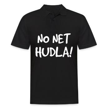 lustiger schwäbischer Spruch Geschenkidee Schwaben - Männer Poloshirt - Schwarz - Vorne - Kai (181cm)
