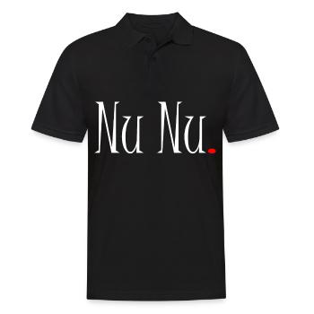 Nu Nu Oberlausitzer Dialekt Akzent Ja Ja Görlitz - Männer Poloshirt - Schwarz - Vorne - Kai (181cm)