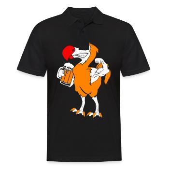 Dodo cadeau oiseau primitive fossil archéologie Geek - Polo Homme - noir - Devant - Kai (181cm)