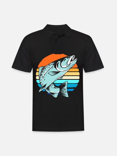 Fishing Fishing - Men's Polo Shirt - black