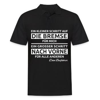 Bus Driver School Bus Bus Bus Gift - Men's Polo Shirt - black - Front - Kai (181cm)