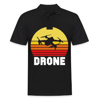 Drone Quadcopter Drone Flying Drones - Men's Polo Shirt - black - Front - Kai (181cm)