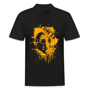 Tchernobyl T-shirt Zone 3.6 Postapocalypse Gaming - Polo Homme - noir - Devant - Kai (181cm)