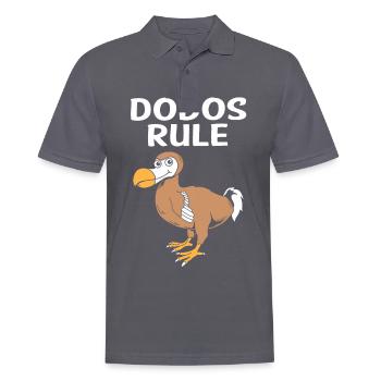 dodo - Men's Polo Shirt - charcoal grey - Front - Nico (186cm)